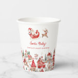 Santa Baby Christmas Baby shower Papieren beker<br><div class="desc">Vier de komst van je kleintje met deze feestelijke Santa Baby Christmas Baby shower Paper Cups. Met speelse vakantie design, ze zijn ideaal voor het toevoegen van een vleugje seizoensgebonden juichen aan uw baby shower. Geweldig voor warme cacao, punch of een feestelijke drink! Gemakkelijk aan te passen aan uw feest,...</div>