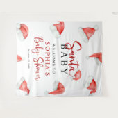 Santa Baby Christmas Baby shower Tapestry Wandkleed (Voorkant (horizontaal))