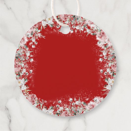 Santa Baby Christmas Baby shower Welkom Bedankjes Labels (Achterkant)