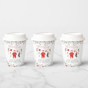 Santa Baby Christmas Baby shower Welkom Papieren Bekers