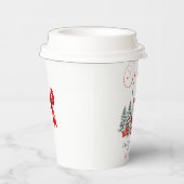 Santa Baby Christmas Baby shower Welkom Papieren Bekers (Rechts)