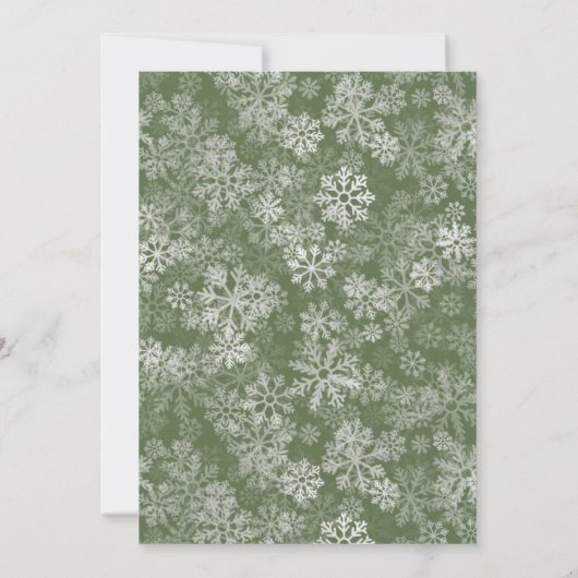 Santa baby Christmas Clothesline baby shower Kaart (Achterkant)