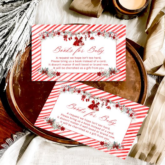 Santa Baby Christmas Girl Boeken voor Baby Informatiekaartje