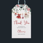 Santa Baby Christmas Girl Kleding Baby shower Cadeaulabel<br><div class="desc">Deze prachtige waterverf baby shower cadeau labels zijn voorzien van een maretak slinger,  rode rozen,  en babykleding opknoping op een waslijn. De achtergrond is wit. Als u deze design op een meer bijpassend product wilt,  neem dan contact met mij op.</div>