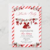 Santa Baby Christmas Girl Kleding Baby shower Kaart (Voorkant)