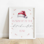 Santa Baby Christmas Hot Chocolate Bar Baby shower Poster<br><div class="desc">Santa Baby Christmas Hot Chocolate Bar Baby shower Poster. Overeenkomende objecten beschikbaar.</div>