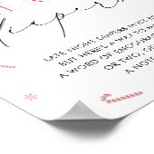 Santa Baby Christmas Late Night Luiers Poster (Hoek)