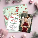Santa Baby Christmas Rendier Baby shower Foto Kaart<br><div class="desc">Santa Baby Christmas Rendier Baby shower Fotouitnodiging</div>