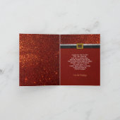 Santa Baby Christmas Shower Dank u Bedankkaart (Binnen)