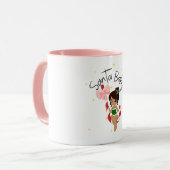 Santa Baby Cute Coffee Kerst Mok (Voorkant links)