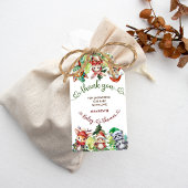 Santa Baby Dieren Kerst Baby Shower  Cadeaulabel