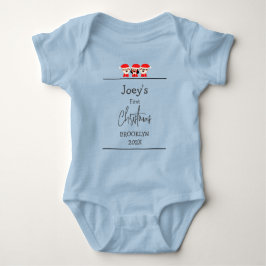 Santa. baby eerste kerstBaby Romper