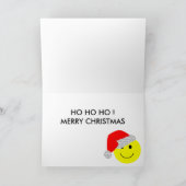 'Santa baby FACE KERSTMIS KAART (Binnen)