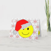 'Santa baby FACE KERSTMIS KAART (Voorkant)