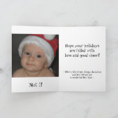 Santa Baby Feestdagen Kaart (Binnen)