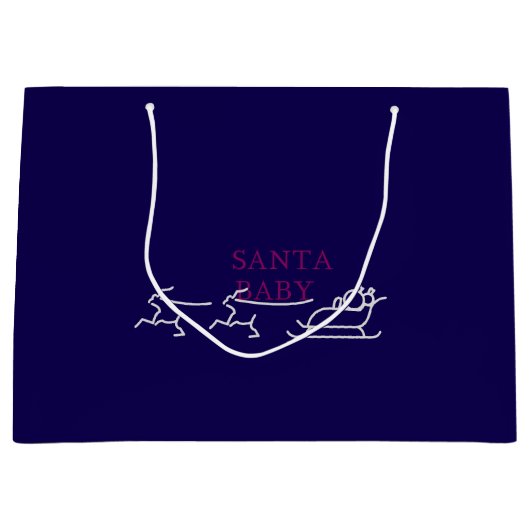 Santa Baby: feestelijke en flirterige feestvreugde Groot Cadeauzakje (Voorkant)