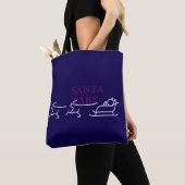 Santa Baby: feestelijke en flirterige feestvreugde Tote Bag (Dichtbij)