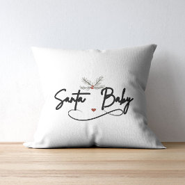 Santa Baby - Flirty Holiday Script Kussen