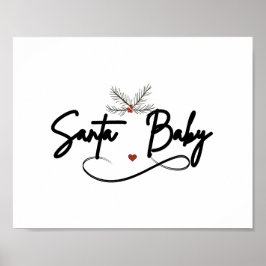Santa Baby - Flirty Holiday Script Poster