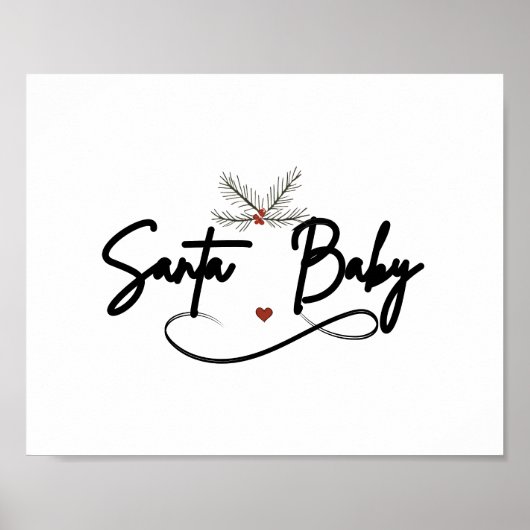 Santa Baby - Flirty Holiday Script Poster (Voorkant)