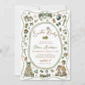 Santa Baby Genderneutraal Baby shower Kaart (Voorkant)