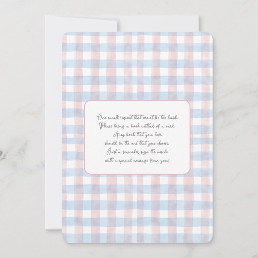 Santa Baby Geslacht onthullen uitnodiging (Achterkant)