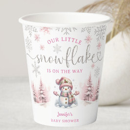 Santa Baby Girl Christmas Baby shower Papieren bek Bekers
