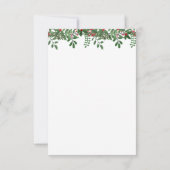 Santa Baby Gold Snowflake Winter Baby shower Kaart (Achterkant)