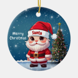 Santa Baby Hert, Jong hert, Hinde, Rendier🦌 🎄 Keramisch Ornament