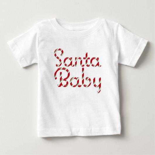 Santa Baby Holiday Baby Christmas T-shirt (Voorkant)