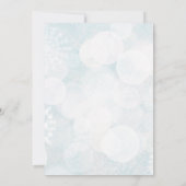 Santa Baby Holiday Winter Christmas Baby shower Kaart (Achterkant)