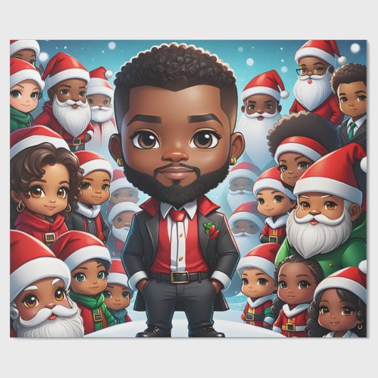 Santa Baby! inpakken Cadeaupapier (Vlak)