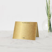 Santa & Baby Jesus with the Wise Men Bedankkaart (Achterkant)