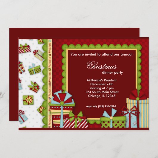 Santa Baby Kaart (Voorkant / Achterkant)