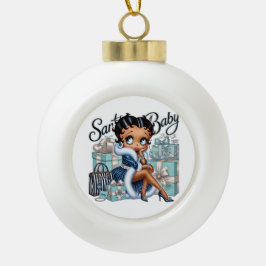 Santa Baby Keramische Bal Ornament