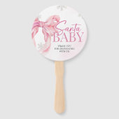 Santa Baby Kerst Baby Borrel Handwaaier (Achterkant)