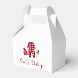 Santa Baby Kerst Baby Shower Bedankdoosjes
