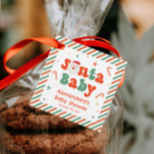 Santa Baby Kerst Baby Shower  Bedankjes Labels