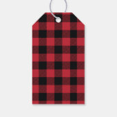 Santa Baby Kerst Baby shower Gift Labels Cadeaulabel (Achterkant)