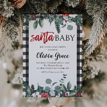 Santa Baby Kerst Baby Shower