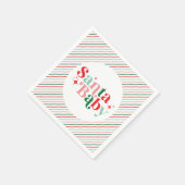 Santa Baby kerst baby shower Servet (Hoek)