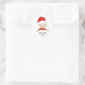 "Santa Baby" Kerst Baby shower Stickers (Tas)