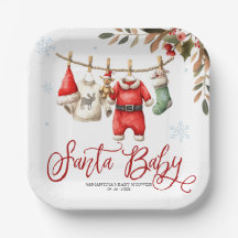 Santa Baby Kerst Winter Baby Shower