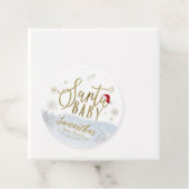 Santa Baby Kerst Winter Bedankjes Labels (In situ)