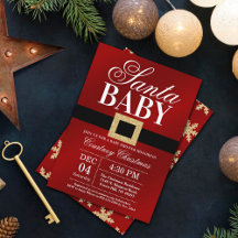 Santa Baby | KerstBaby shower