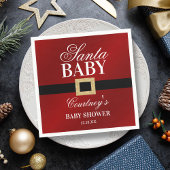 Santa Baby | KerstBaby shower Servet
