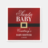 Santa Baby | KerstBaby shower Servet (Voorkant)