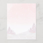 Santa Baby kerstbudgetuitnodiging voor Baby shower (Achterkant)