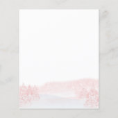 Santa Baby kerstbudgetuitnodiging voor Baby shower (Achterkant)