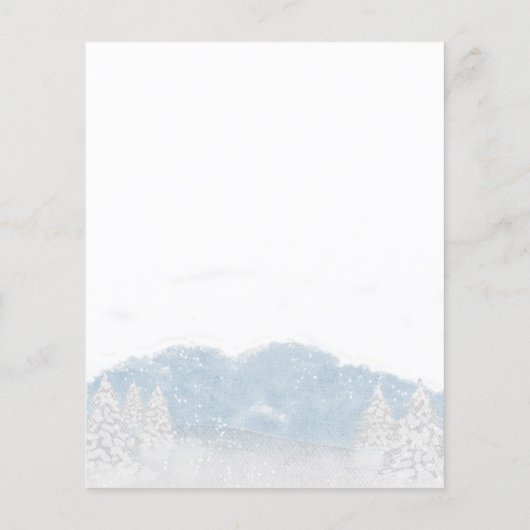 Santa Baby kerstbudgetuitnodiging voor Baby shower (Achterkant)